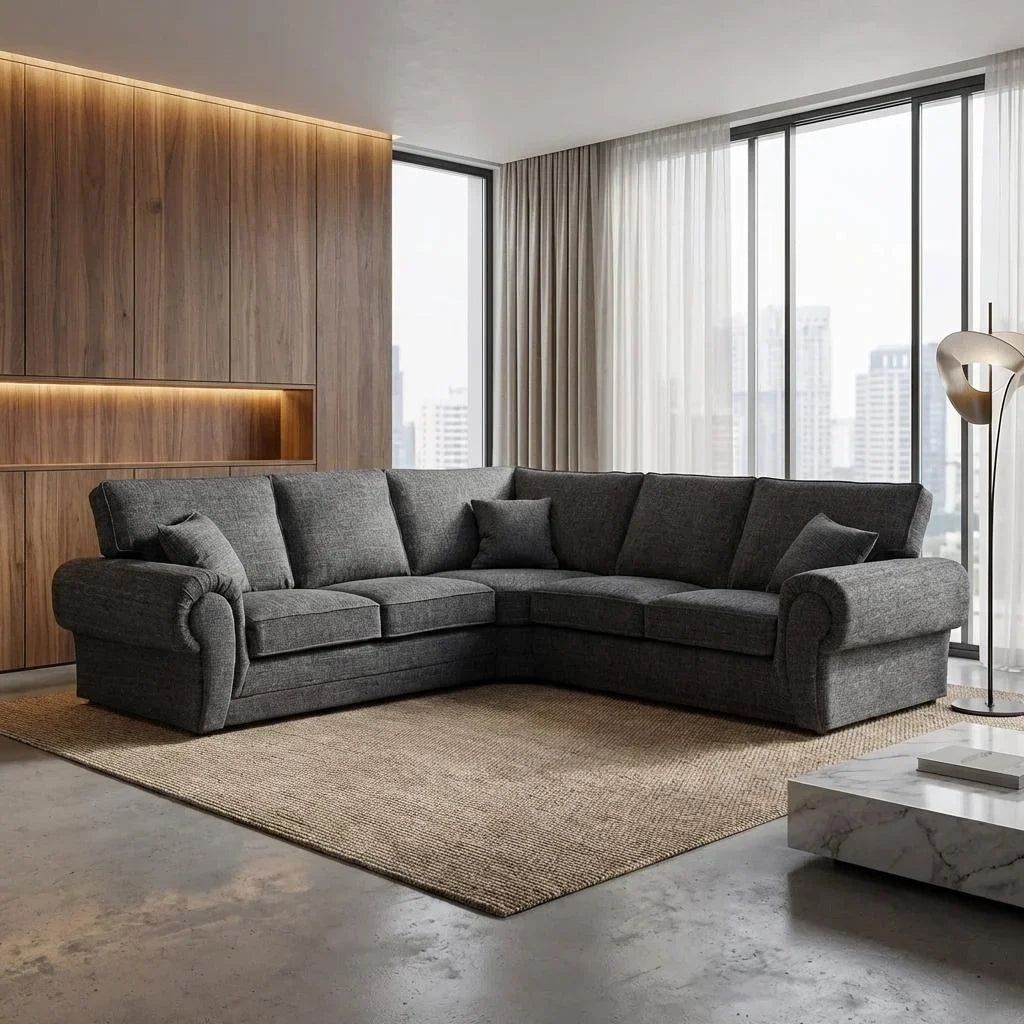 Camden Chenille Fabric Living Room Sofa