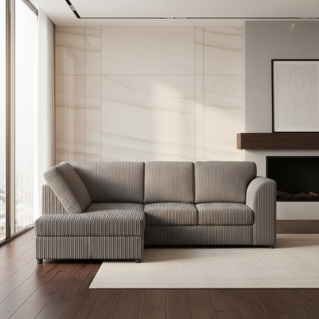 Chicago Full Back Fabric Living Room Sofa