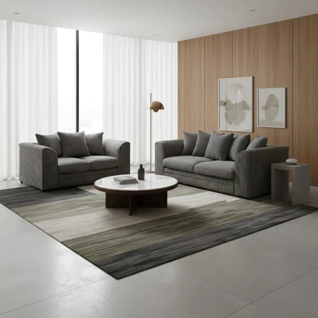 Chicago Jumbo Cord Living Room Sofa