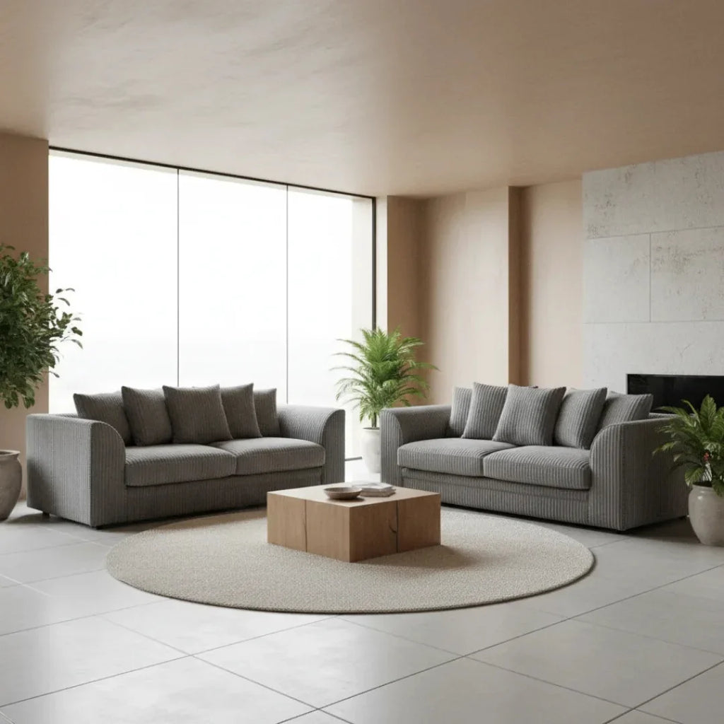Chicago Jumbo Cord Living Room Sofa