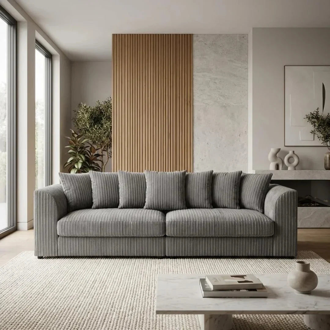 Chicago Jumbo Cord Living Room Sofa