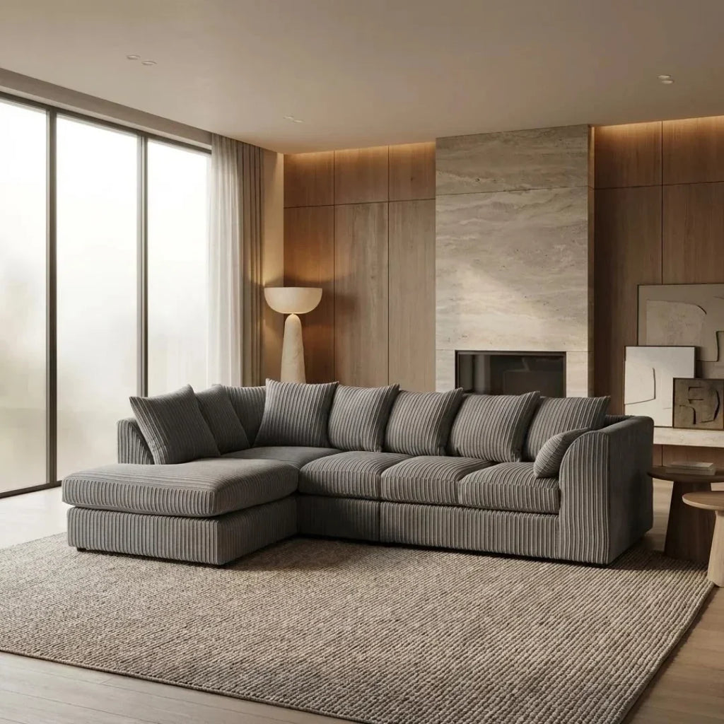 Chicago Jumbo Cord Living Room Sofa