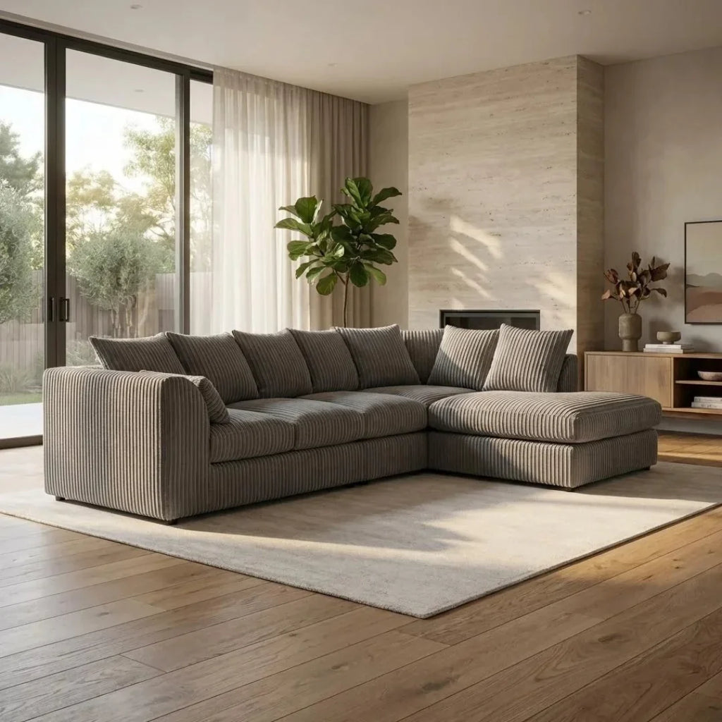 Chicago Jumbo Cord Living Room Sofa