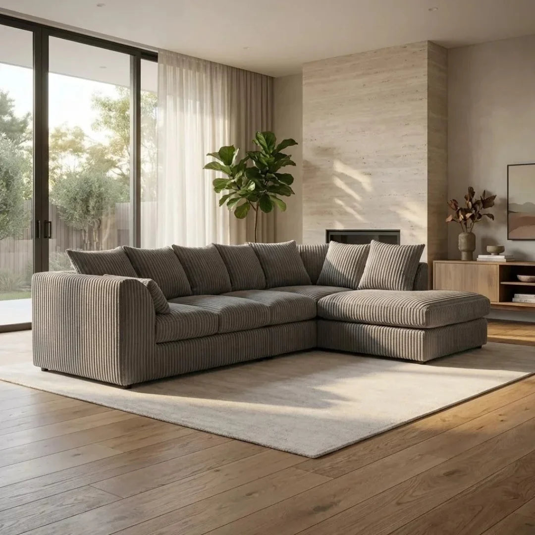 Chicago Jumbo Cord Living Room Sofa