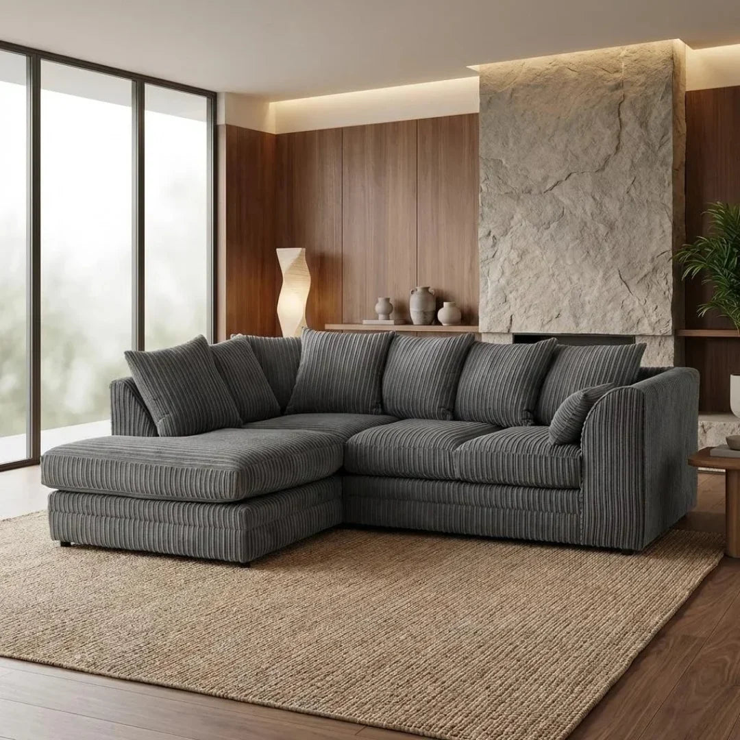 Chicago Jumbo Cord Living Room Sofa
