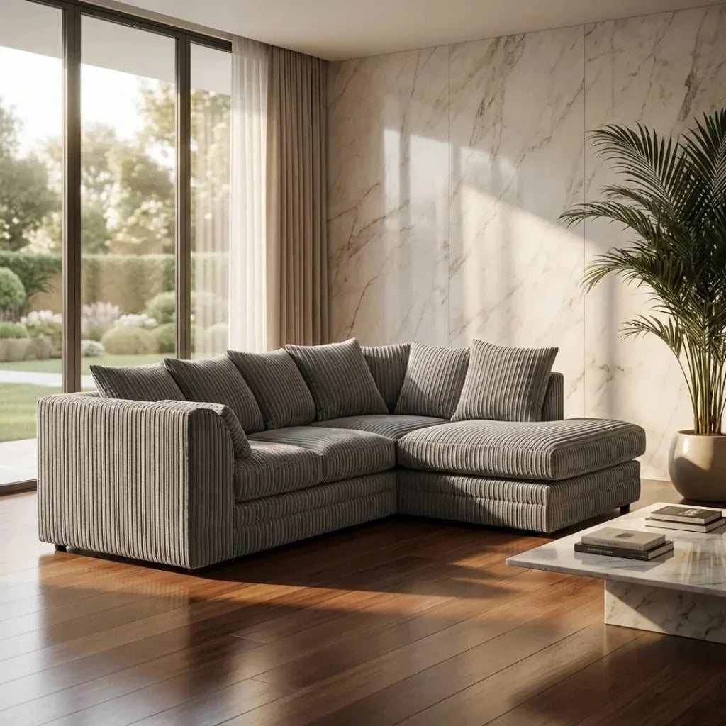 Chicago Jumbo Cord Living Room Sofa