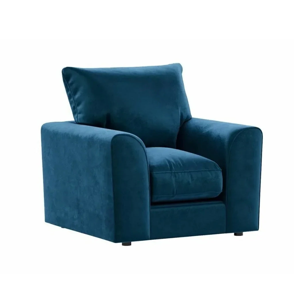 Gavelle Plush Fabric Living Room Sofa