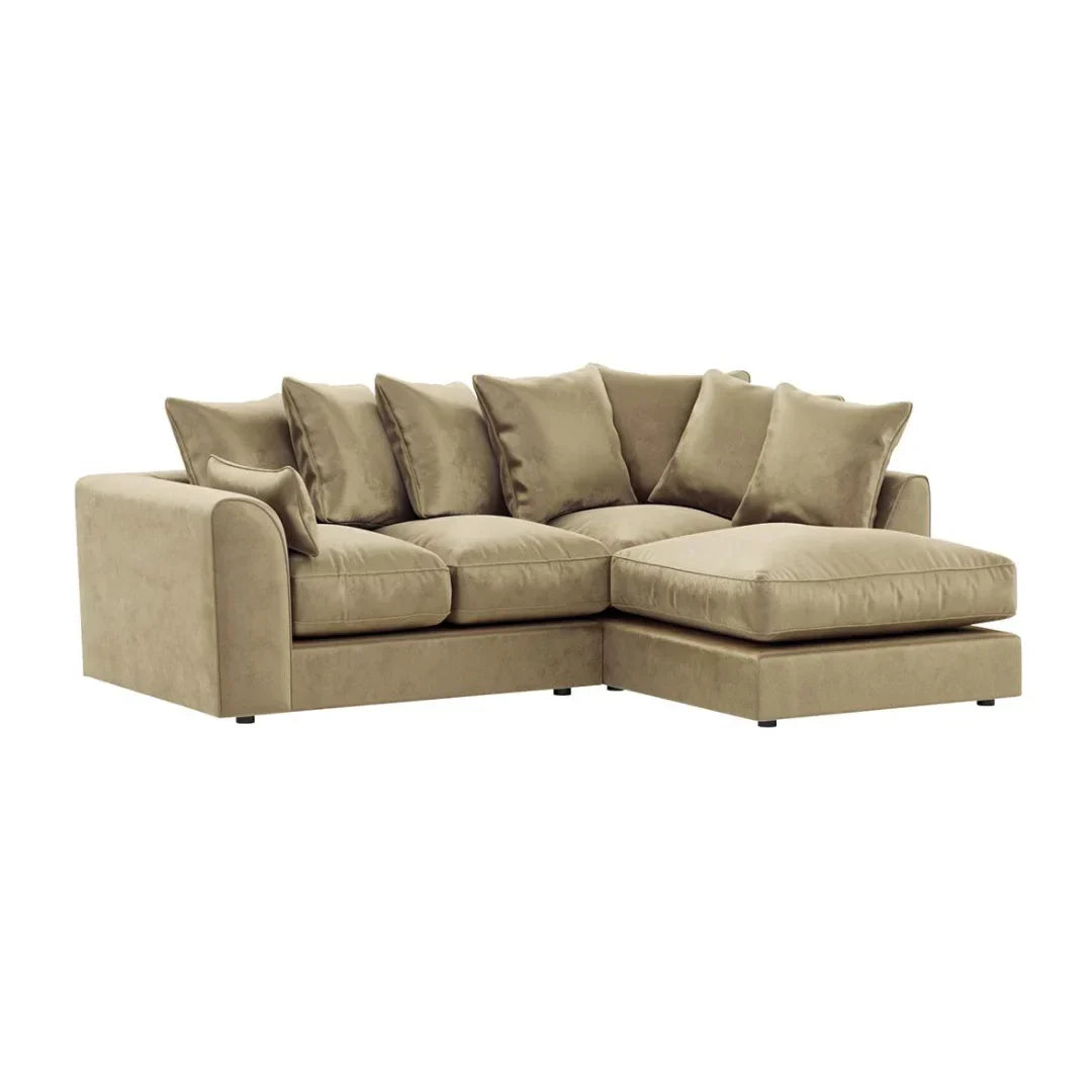 Gavelle Plush Fabric Living Room Sofa