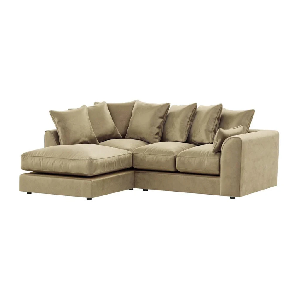 Gavelle Plush Fabric Living Room Sofa