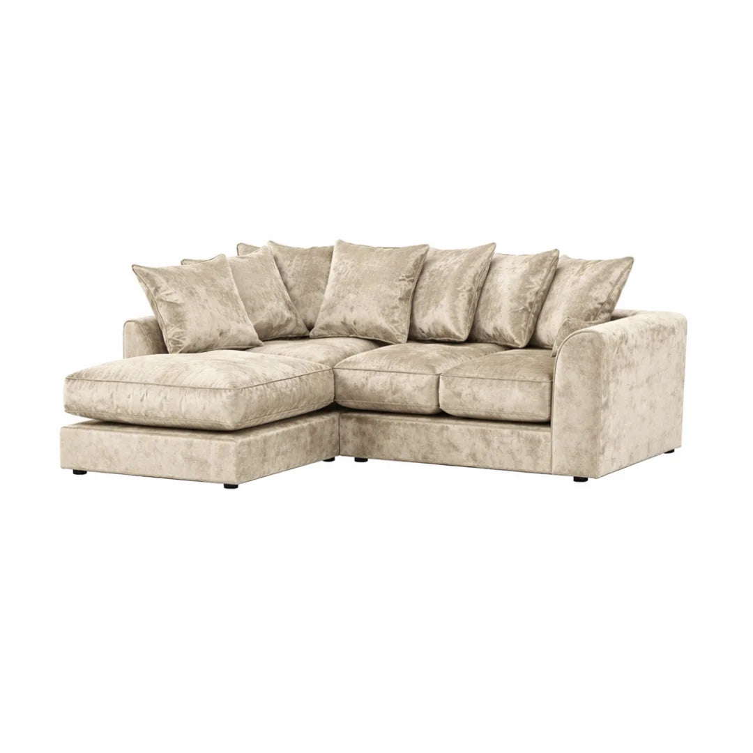 Glitz Crushed Velvet Living Room Sofa
