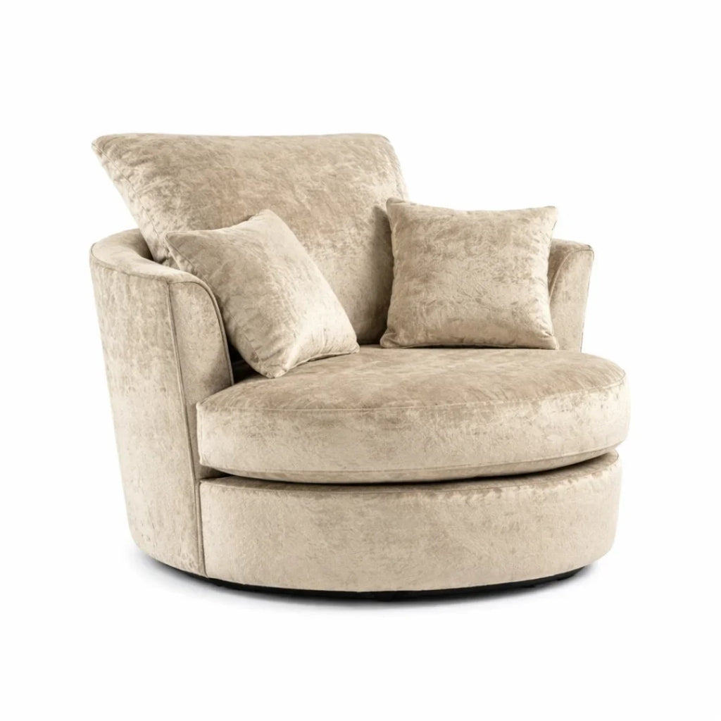 Glitz Crushed Velvet Living Room Sofa