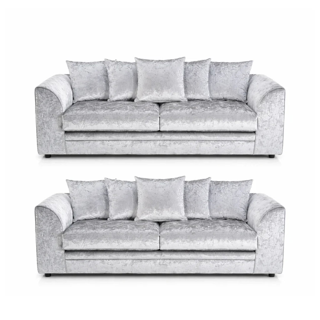 Glitz Crushed Velvet Living Room Sofa