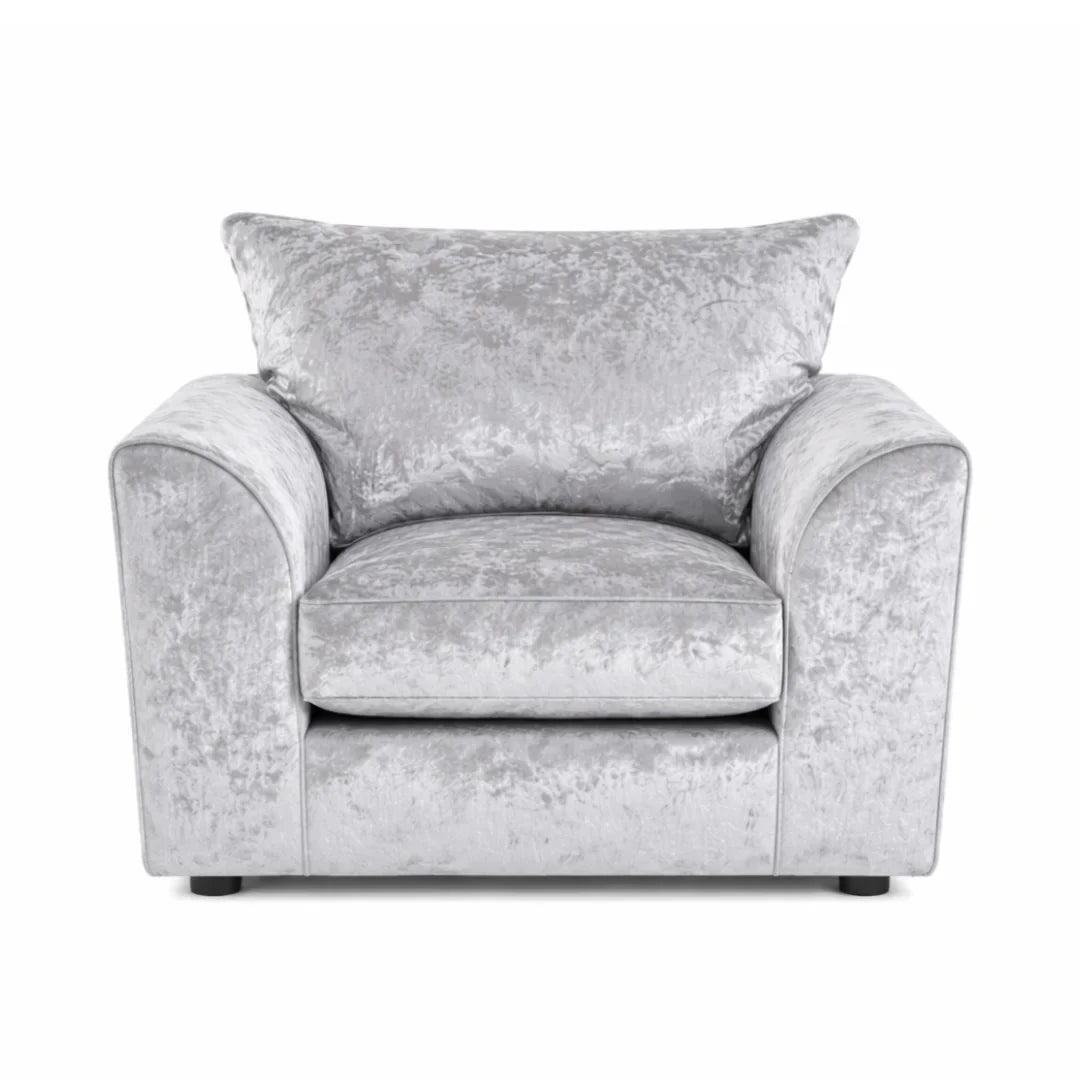 Glitz Crushed Velvet Living Room Sofa