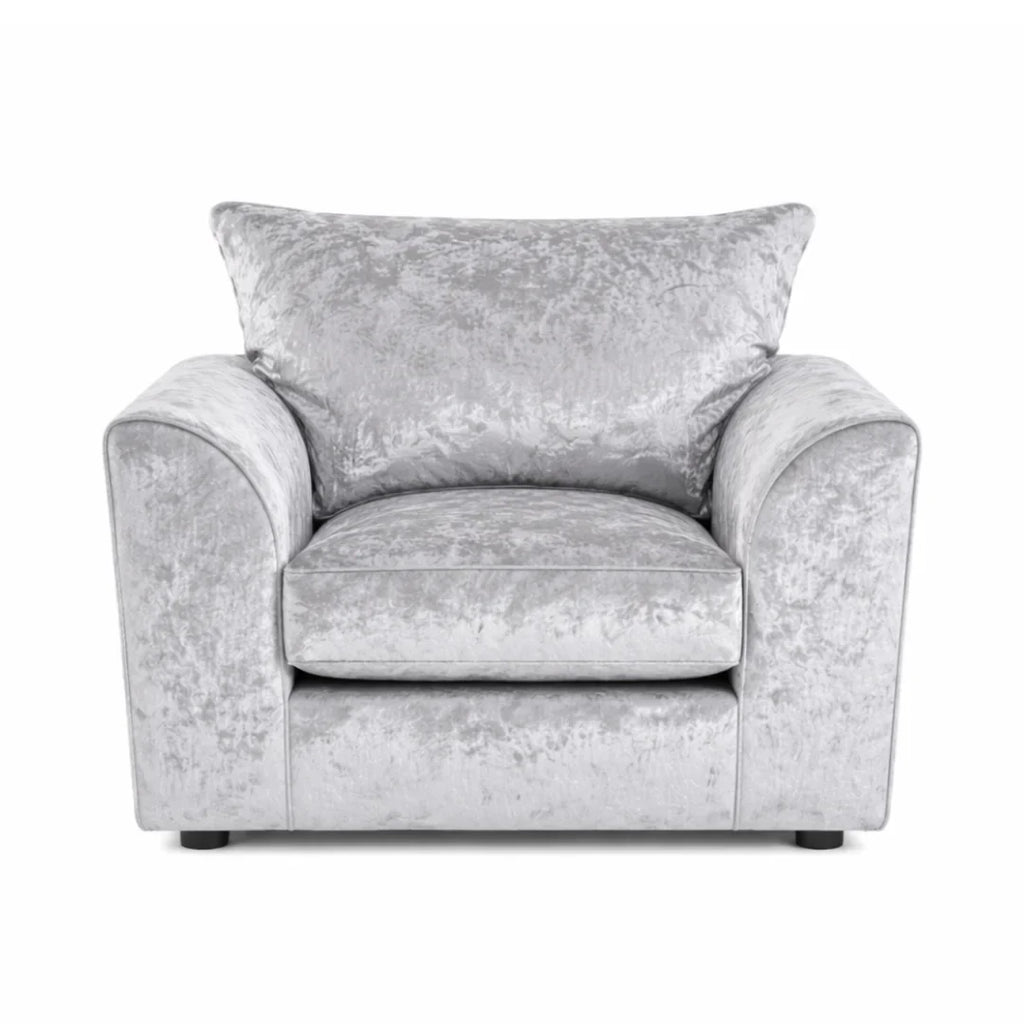 Cushia Crushed Velvet Living Room Sofa
