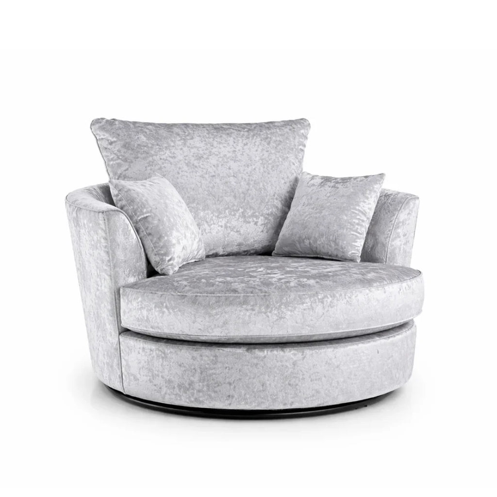 Glitz Crushed Velvet Living Room Sofa