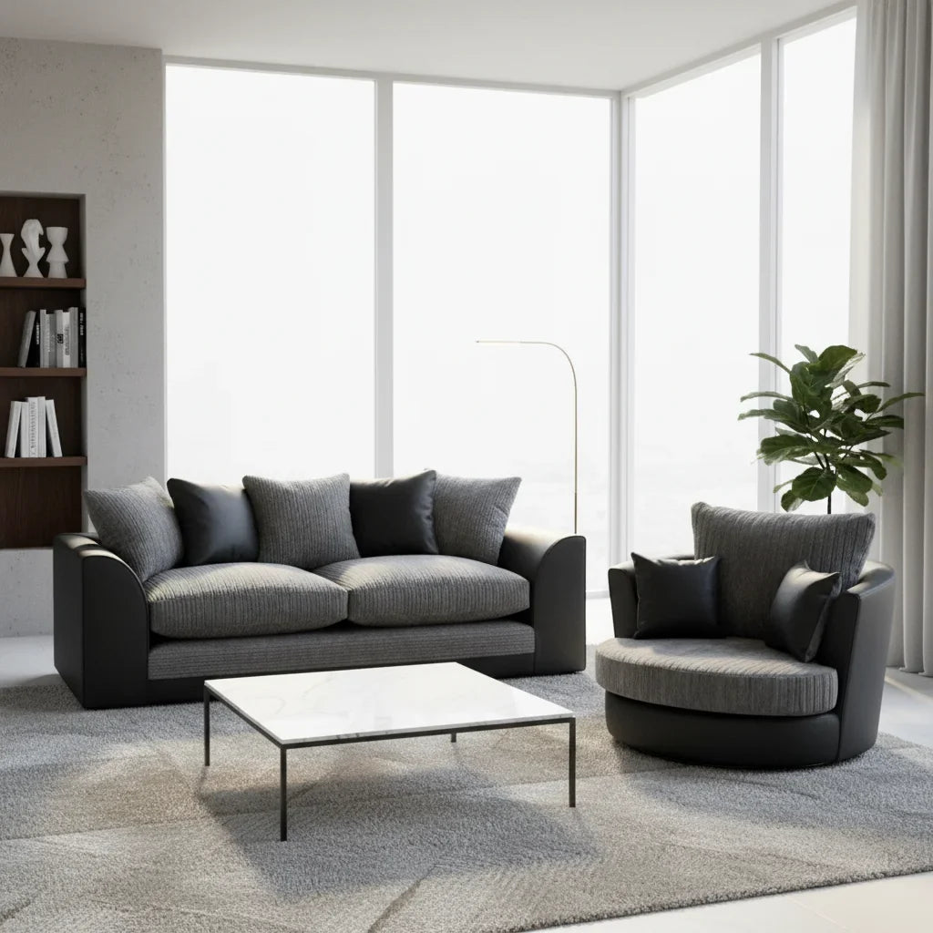 Cheswick Chenille Fabric Living Room Sofa