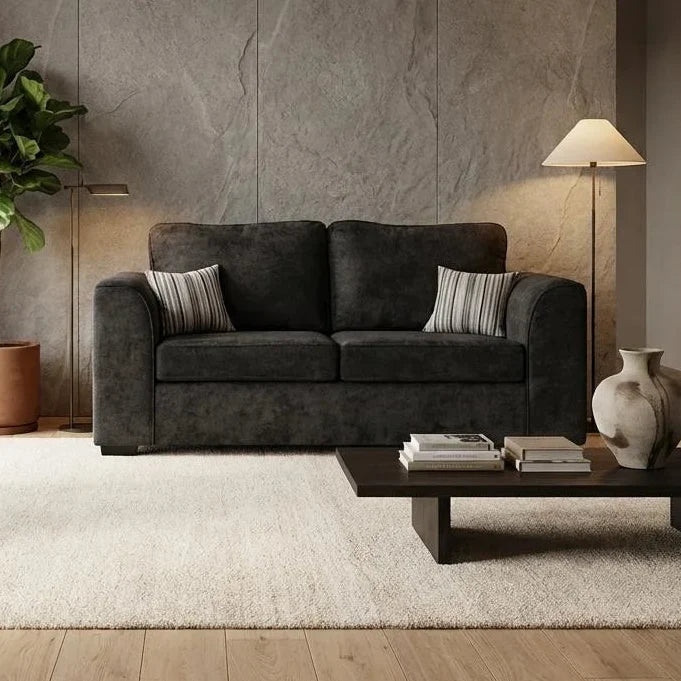 Cushia Crushed Velvet Living Room Sofa