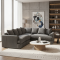 Ferguson Jumbo Cord Living Room Sofa