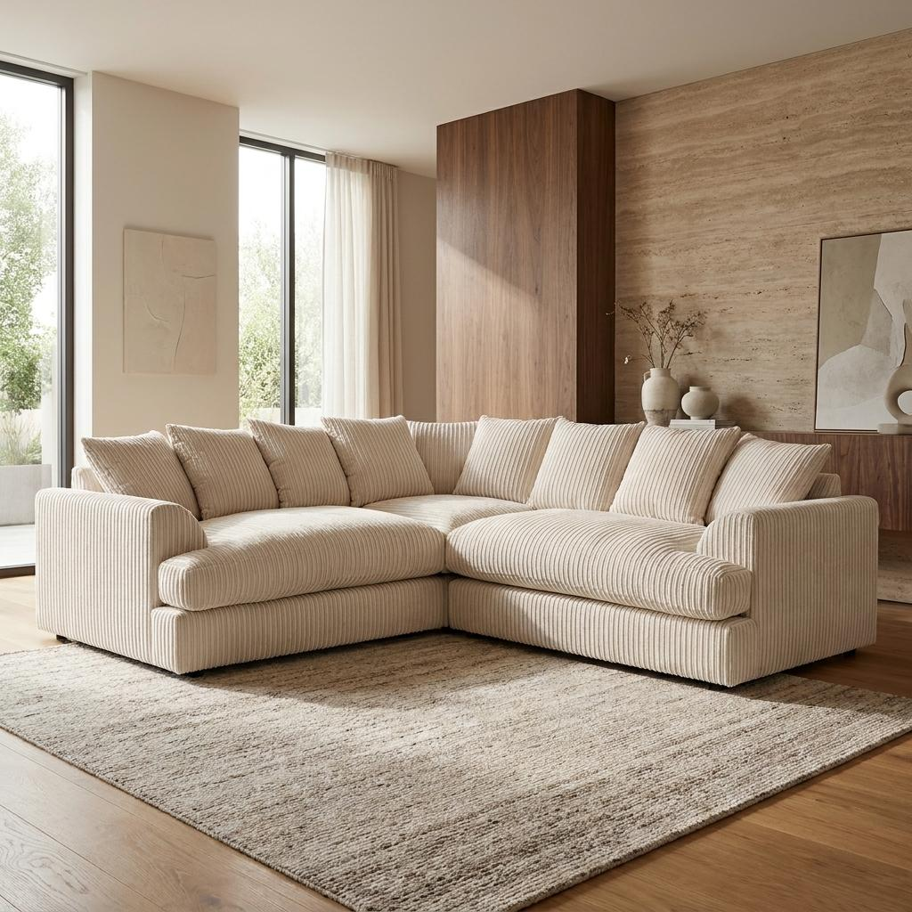 Ferguson Jumbo Cord Living Room Sofa