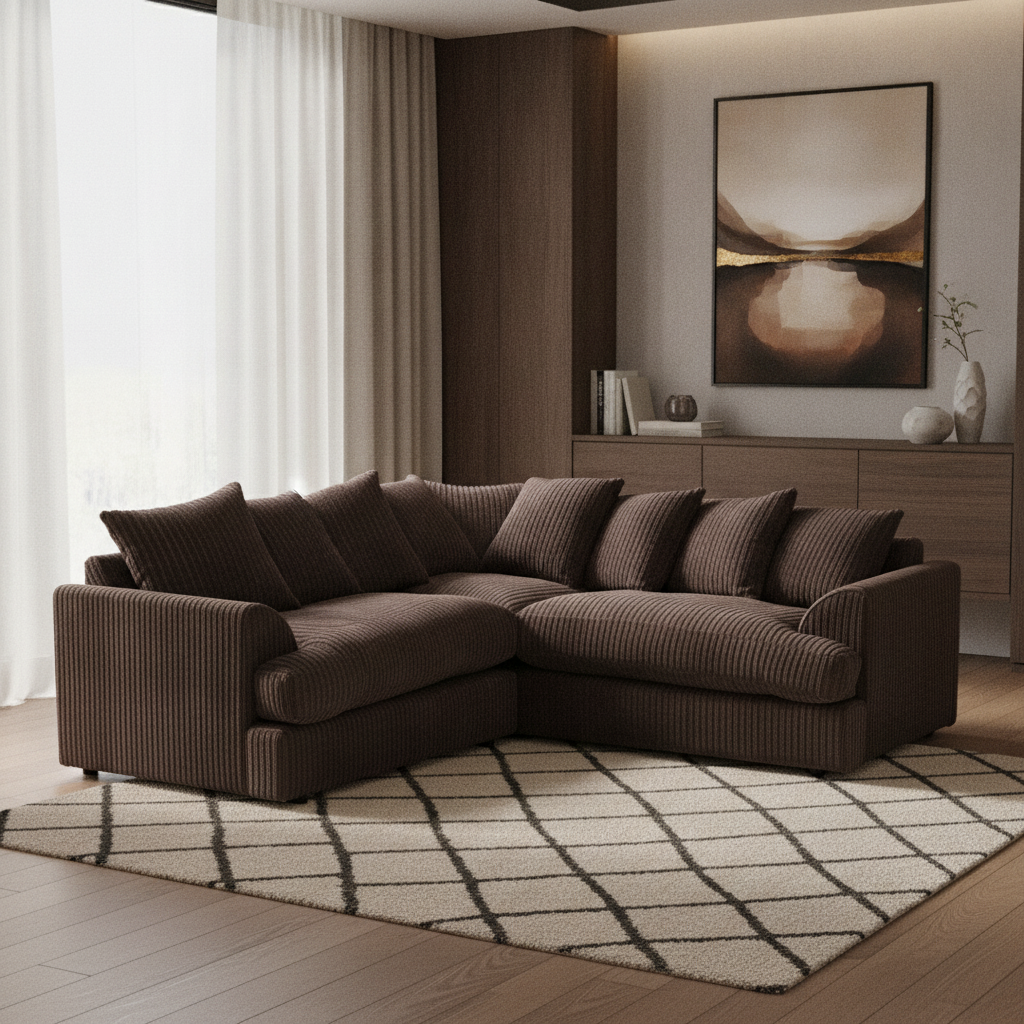 Ferguson Jumbo Cord Living Room Sofa