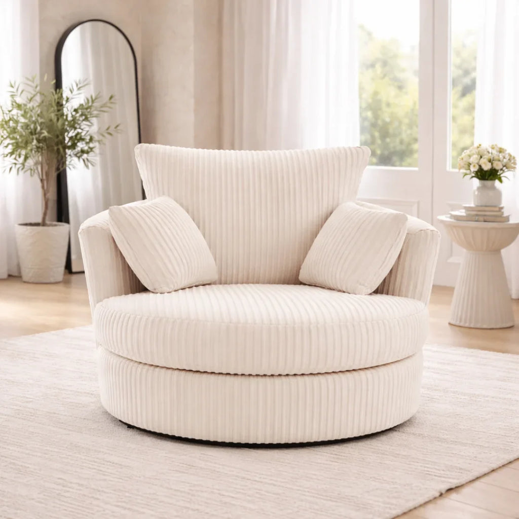 Havena Jumbo Cord Living Room Sofa