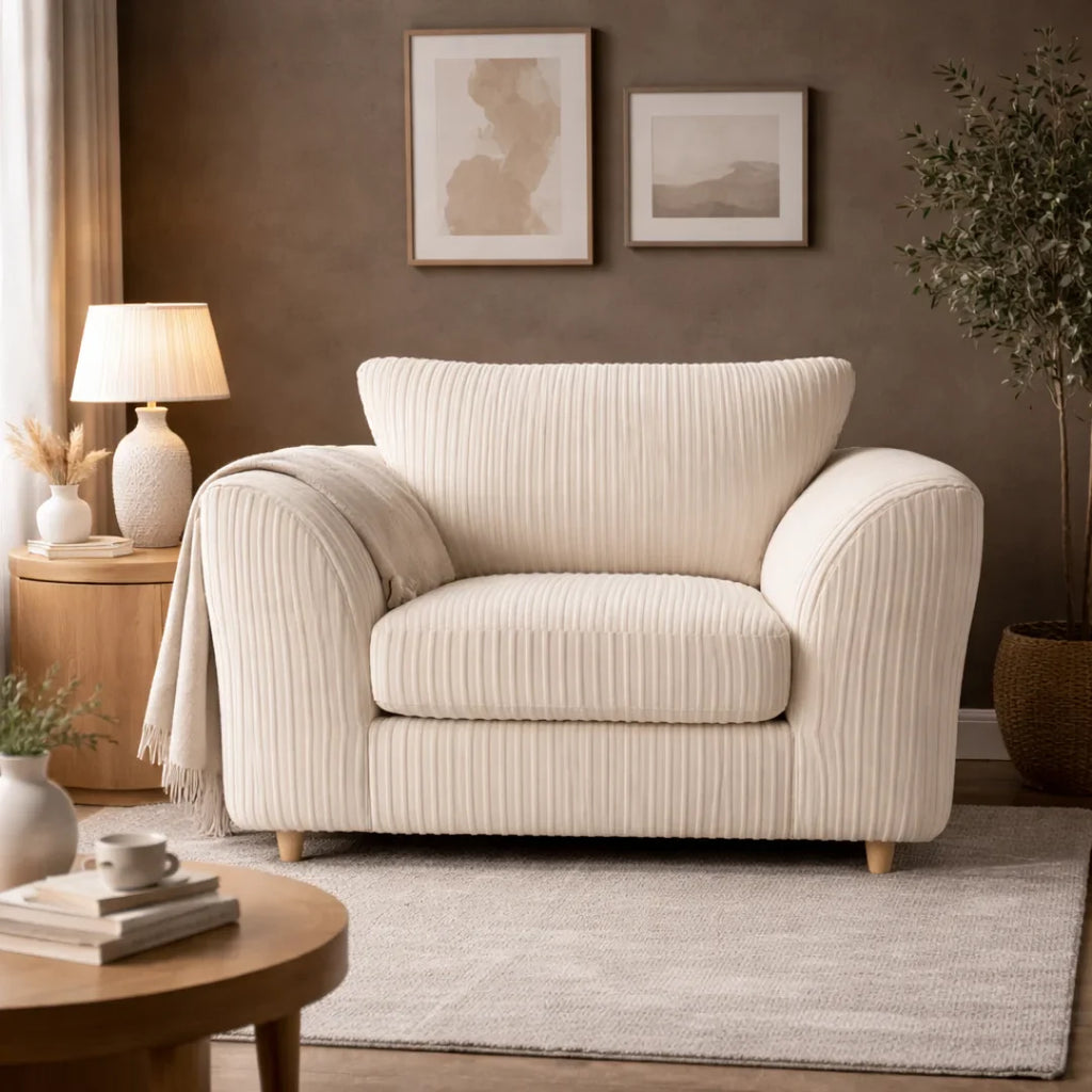 Havena Jumbo Cord Living Room Sofa