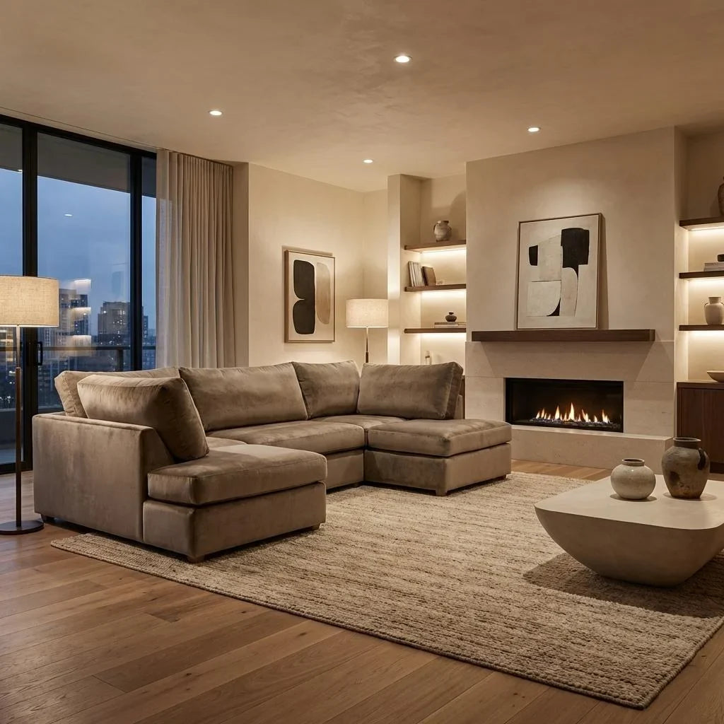 Lorien Fabric Living Room Sofa