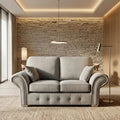 Olympia Plush Velvet Fabric Living Room Sofa