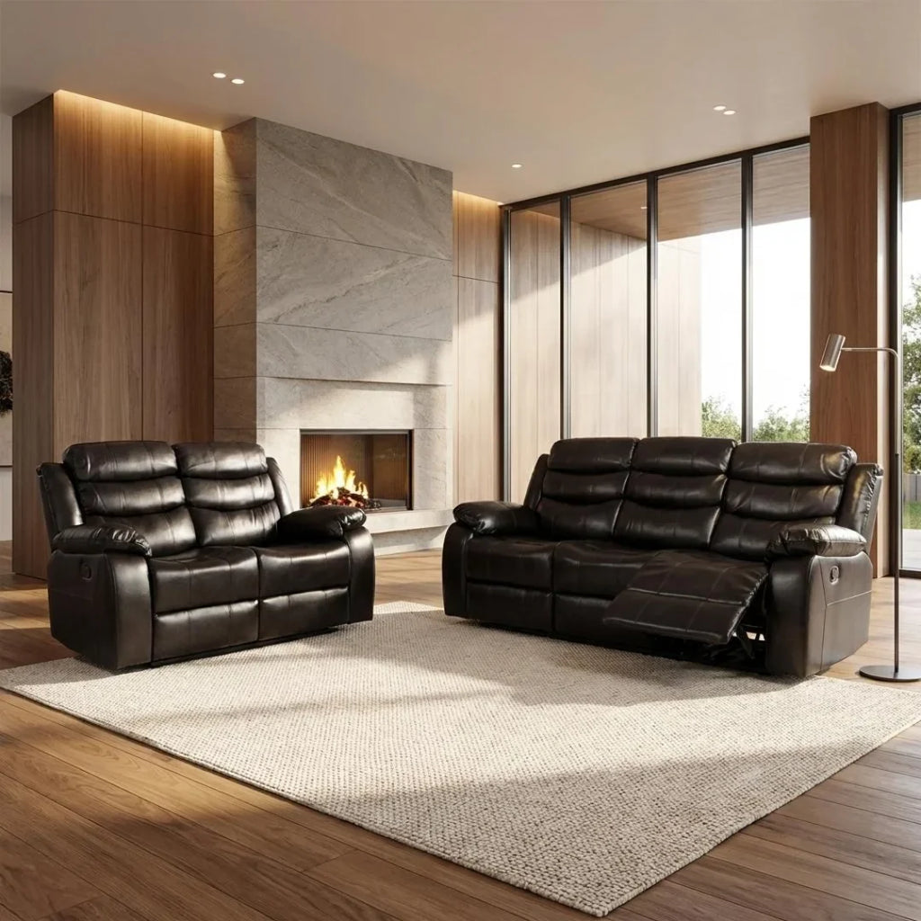 Modena Air Leather Living Room Sofa