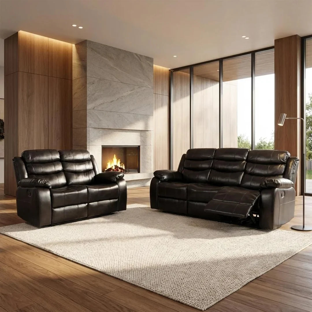 Modena Air Leather Living Room Sofa