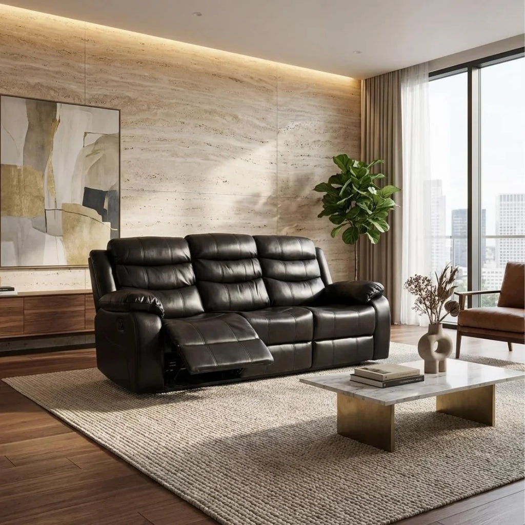 Modena Air Leather Living Room Sofa