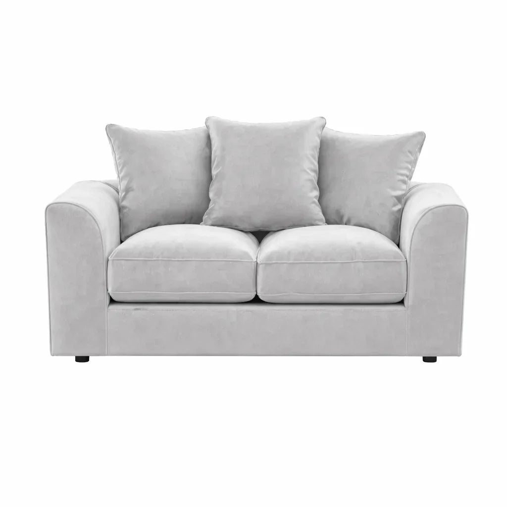 Gavelle Plush Fabric Living Room Sofa