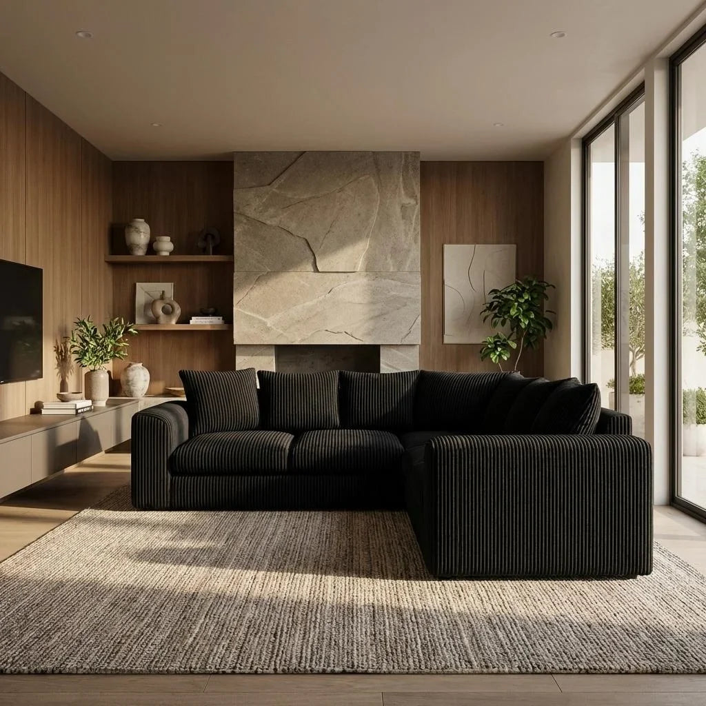 Stockley Fabric Living Room Sofa