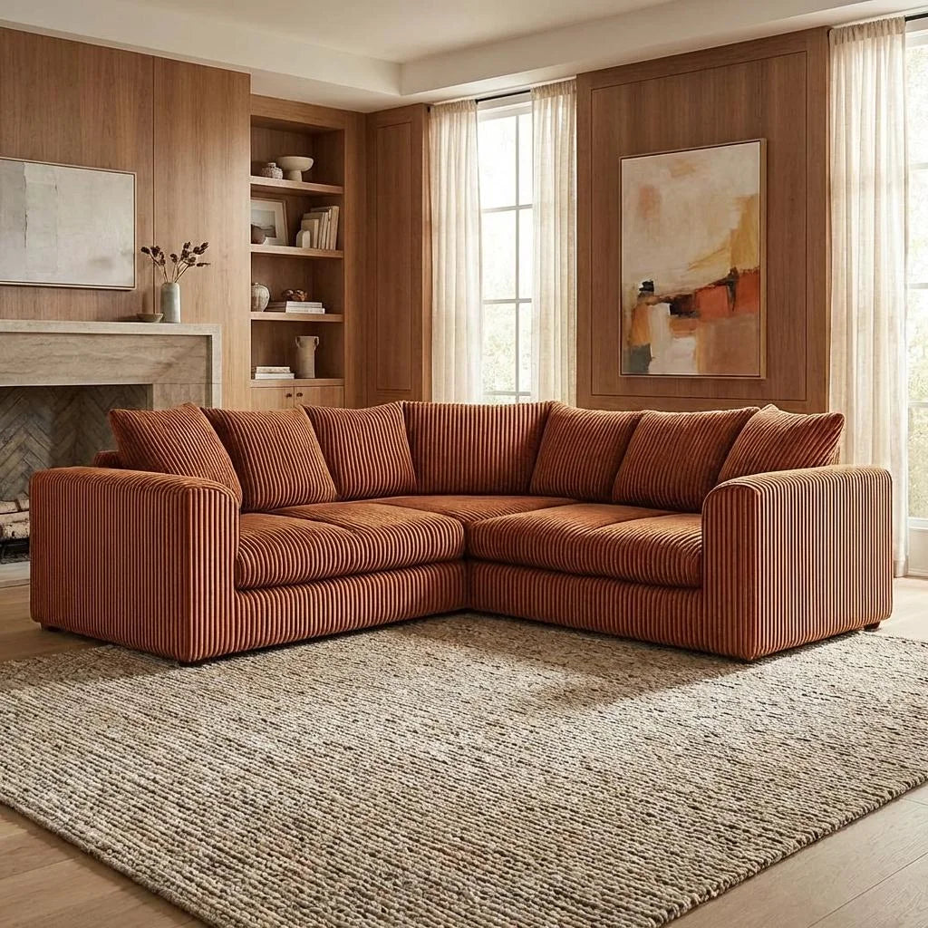 Stockley Fabric Living Room Sofa