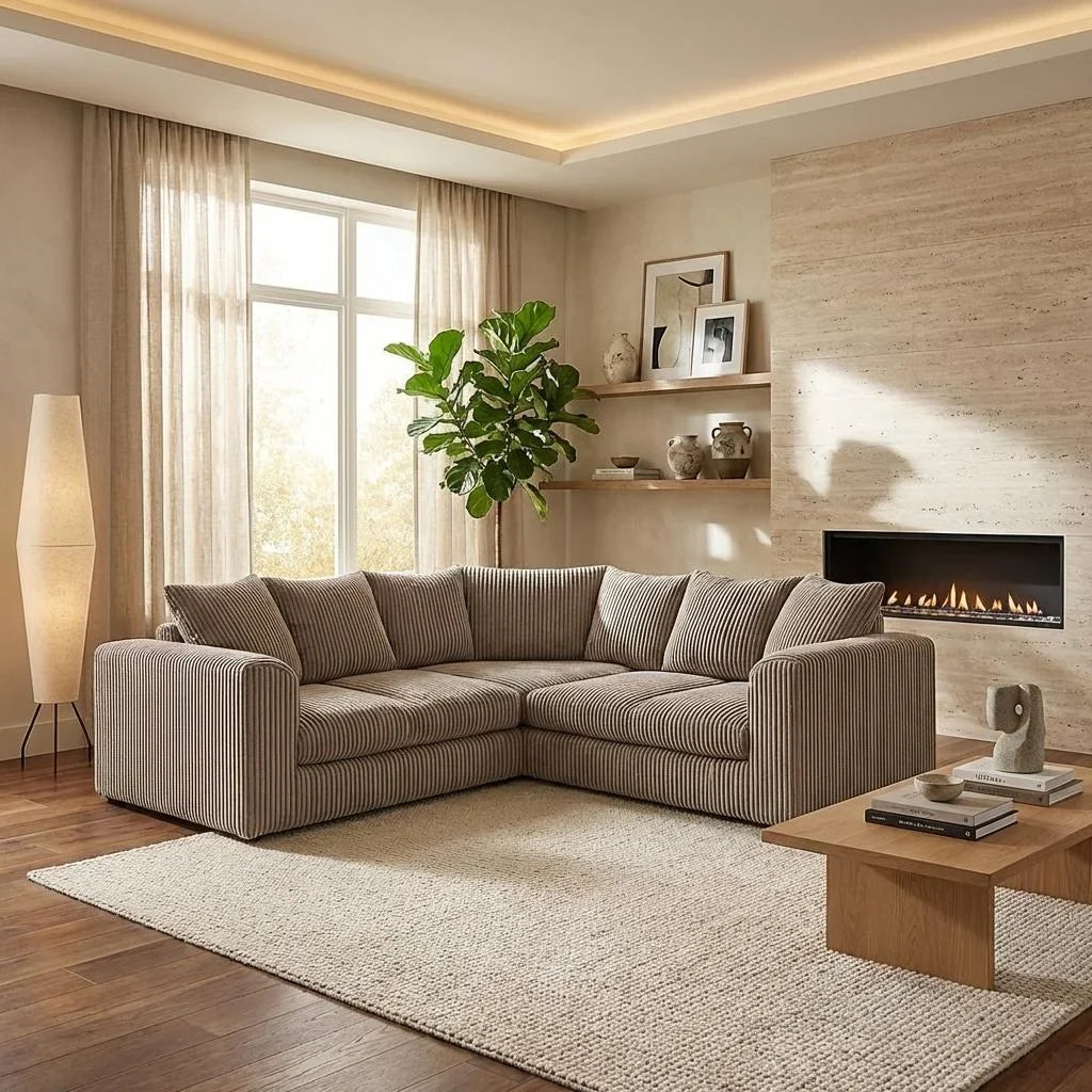 Stockley Fabric Living Room Sofa