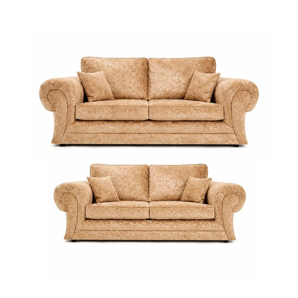 Tova Crushed Velvet Living Room Sofa
