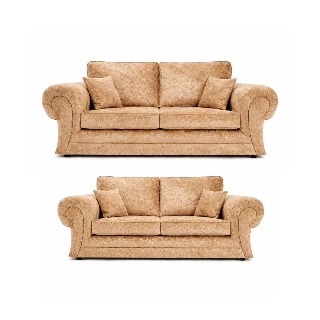 Tova Crushed Velvet Living Room Sofa