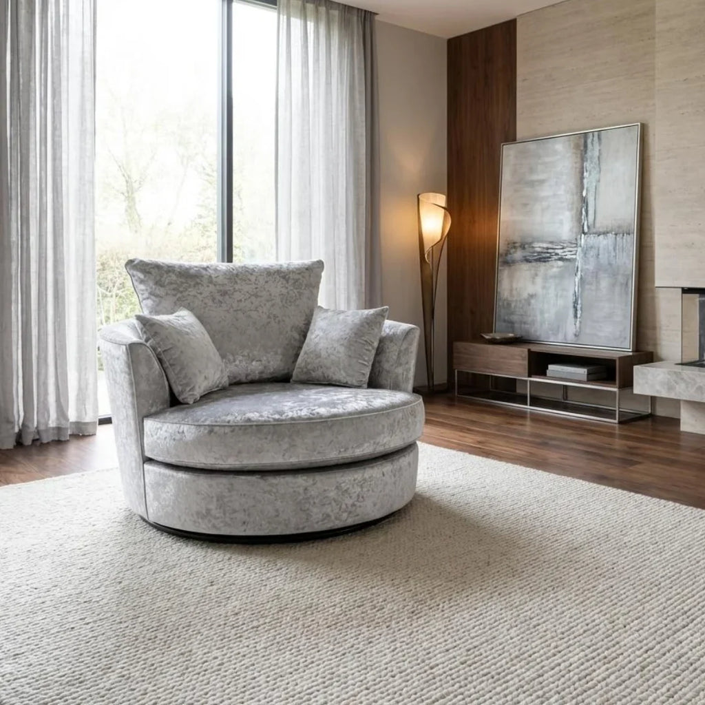 Tova Crushed Velvet Living Room Sofa