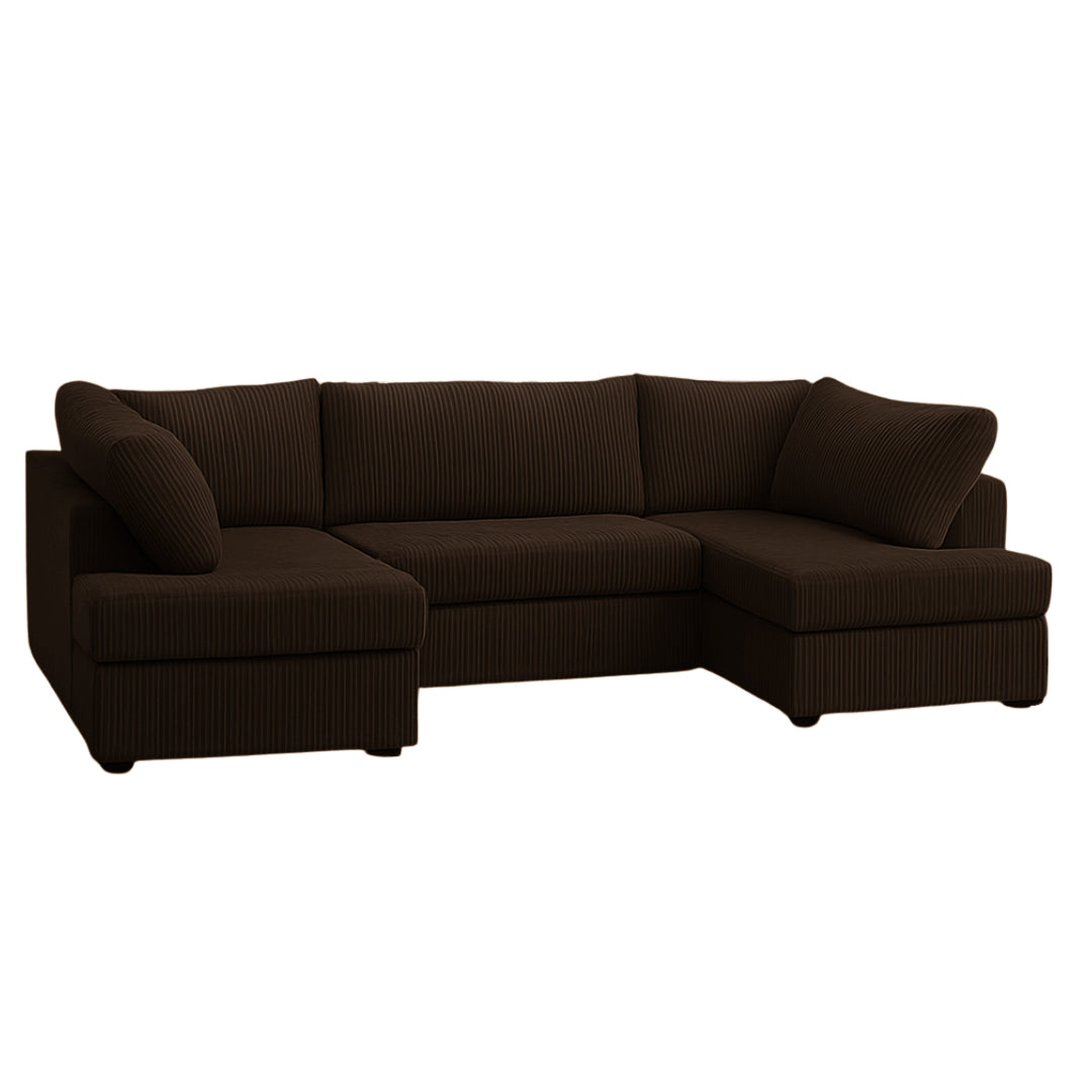 London Jumbo Cord Fabric Living Room Sofa