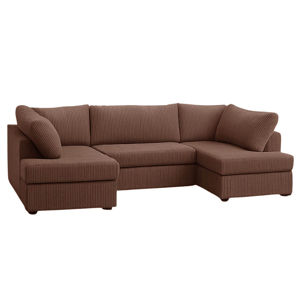 London Jumbo Cord Fabric Living Room Sofa