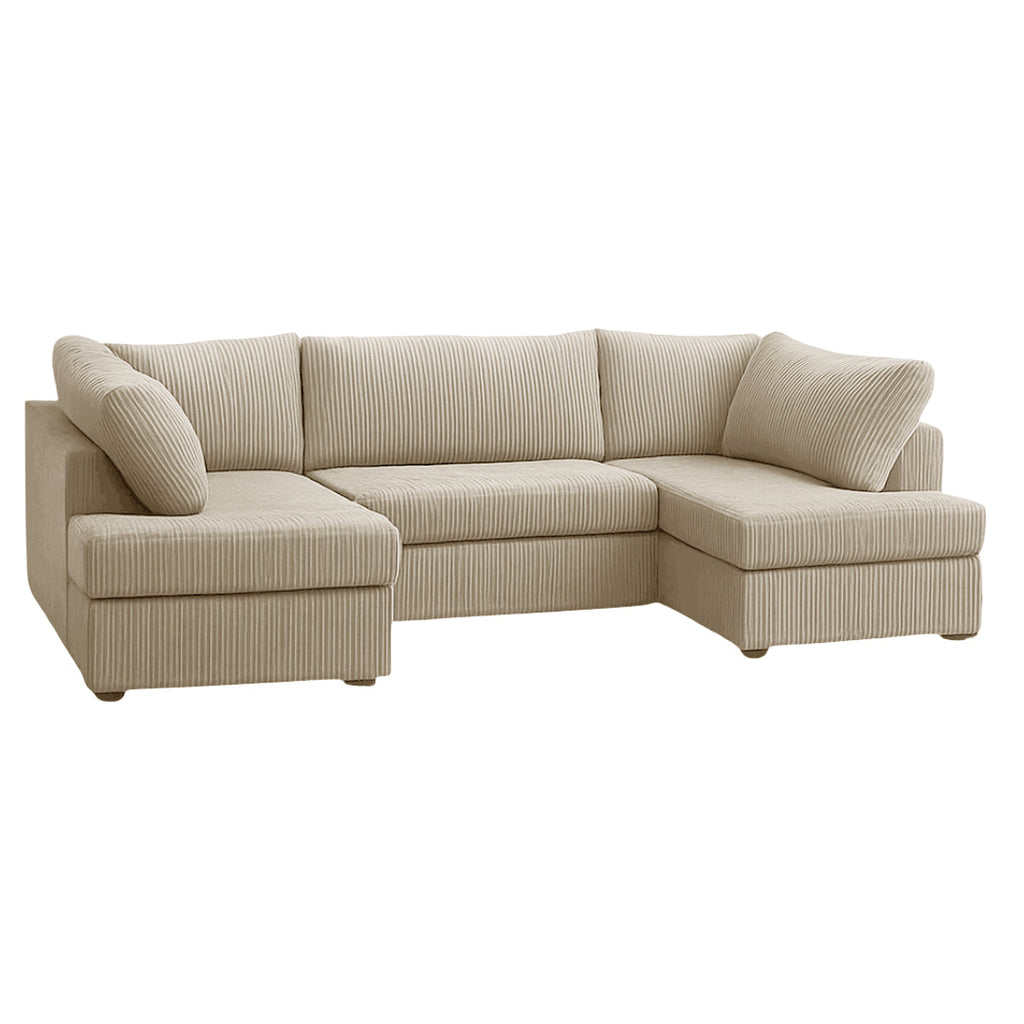 London Jumbo Cord Fabric Living Room Sofa