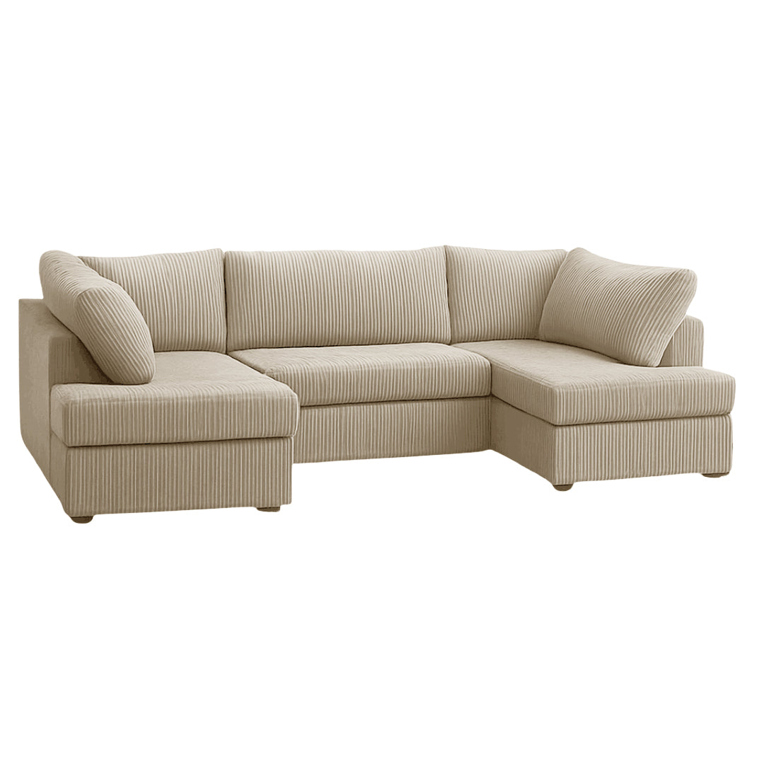 London Jumbo Cord Fabric Living Room Sofa