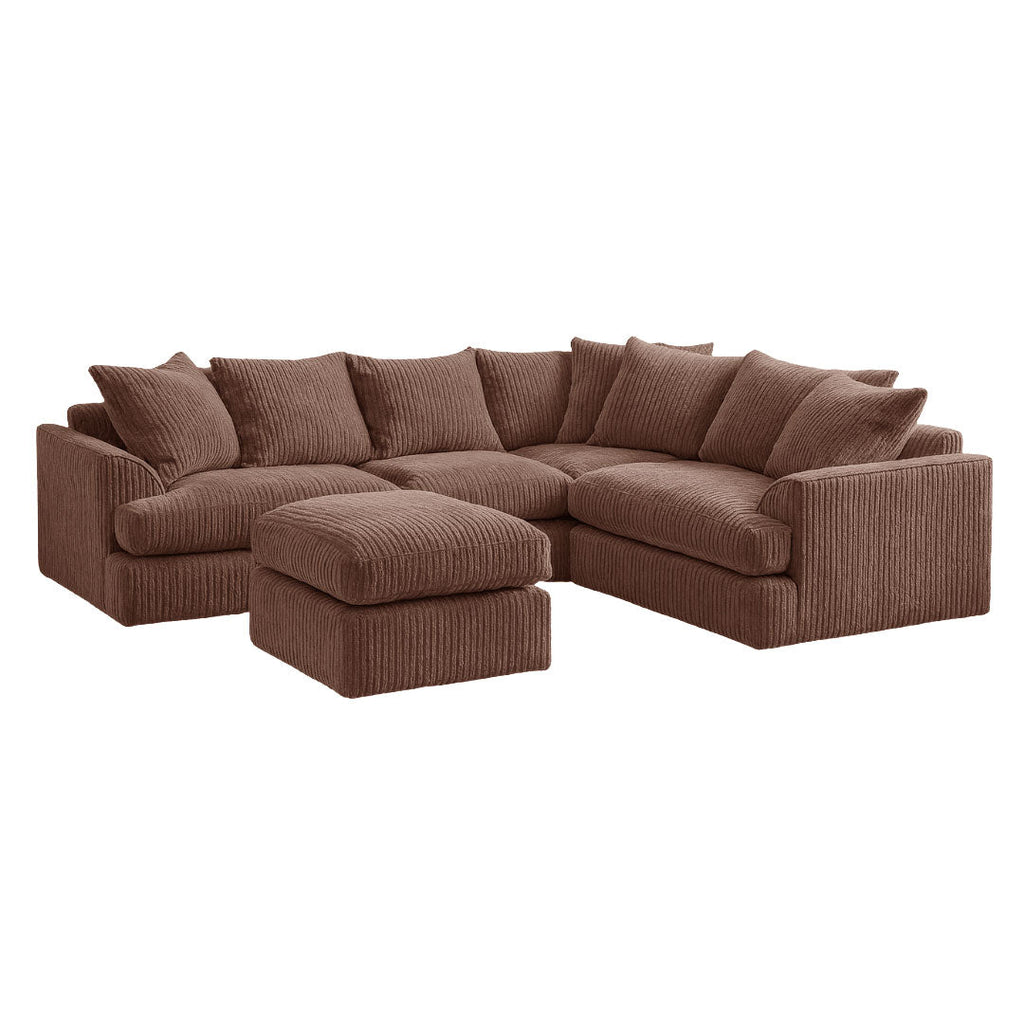 Liverpool Jumbo Cord Fabric Living Room Sofa
