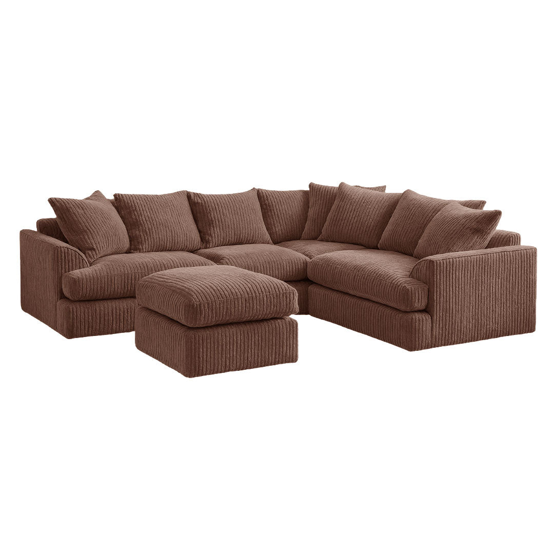 Liverpool Jumbo Cord Fabric Living Room Sofa