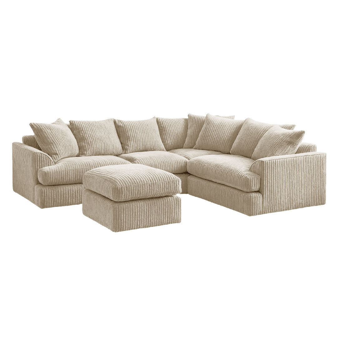 Liverpool Jumbo Cord Fabric Living Room Sofa
